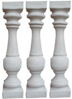 Balaustra com altura de 70 cm e base 15X15 a unidade
